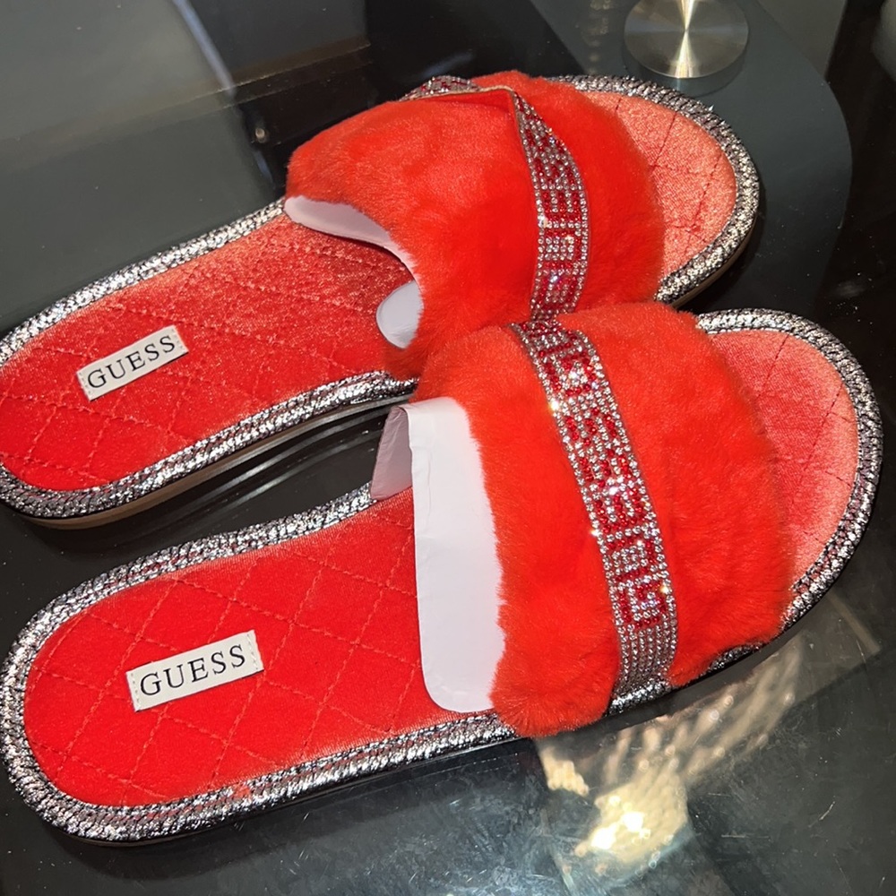 GUESS house shoes!